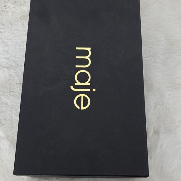 NEW Maje Fidil Lace Up Marron Gladiator Leather Sandal Mules US 8.5 - Picture 12 of 12